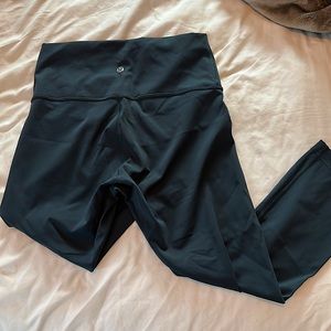 Lululemon cropped wunder under leggings 23”